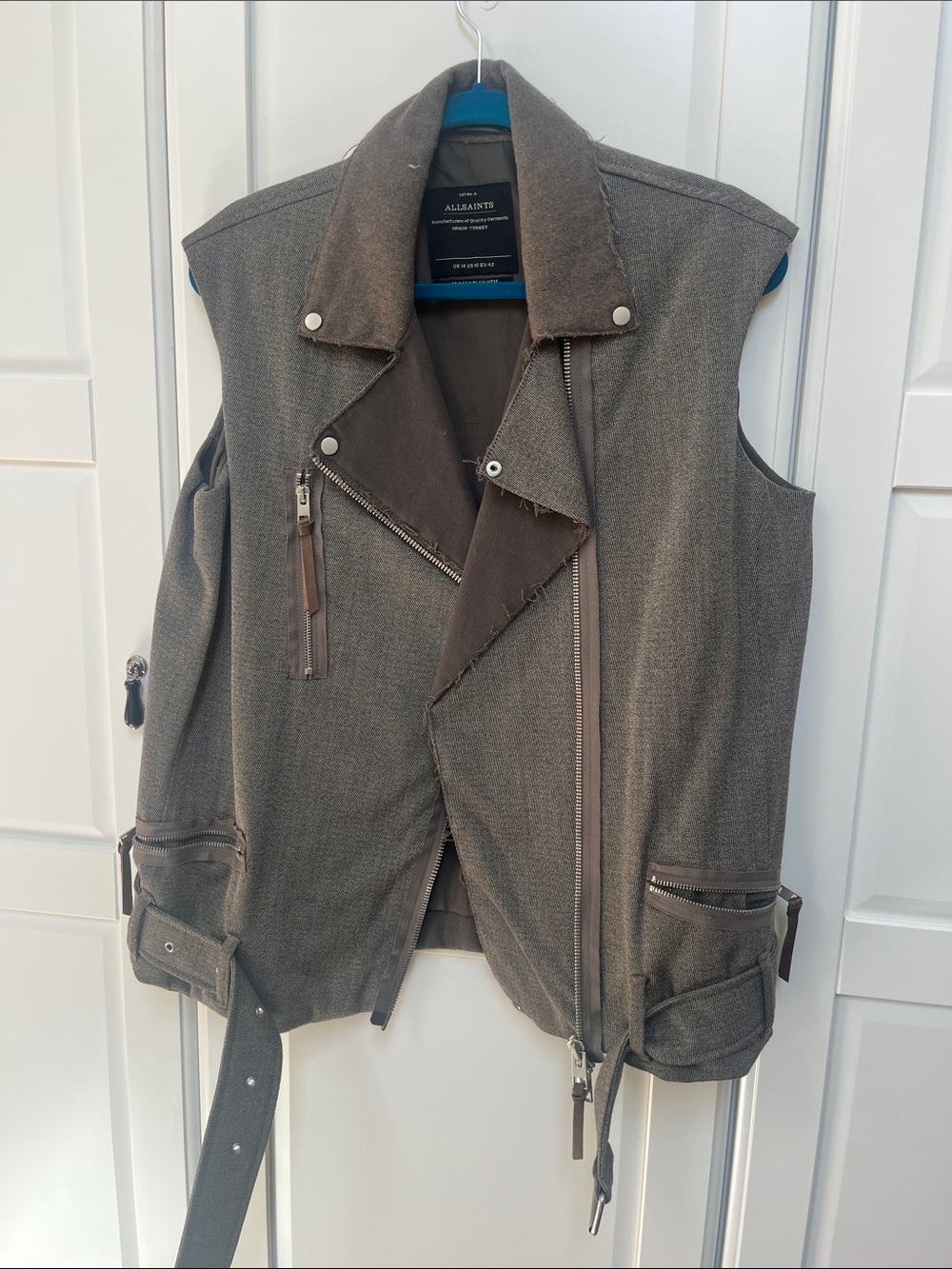 AllSaints Women’s Beige Galette, size US 10